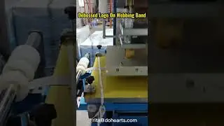 how to make debossed convex logo on webbing band elastic tapes