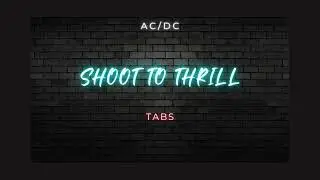 Shoot to Thrill - AC/DC  Play Along Guitar Tab