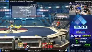 Evo 2014 - Tsick vs Paper - Project M