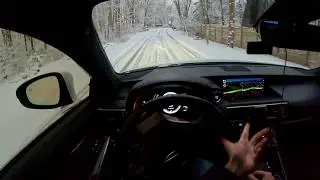 Видео от первого лица: Lexus IS350 (FBO+тюнинг) в зимней сказке - Lexus IS350 2017 года.