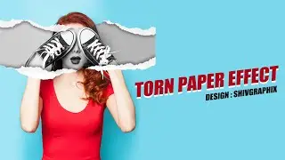 Torn Paper Effect In Photoshop |2 Minutes Photoshop |  Photoshop Tutorial