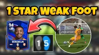 I Scored Weak Foot Goal With 1 star Weak Foot | FC MOBILE