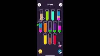 Water sort level 115 offline games extra hard #offlinegames #watersort