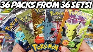Opening Rare Vintage Pokemon Packs from 36 Different Sets #2
