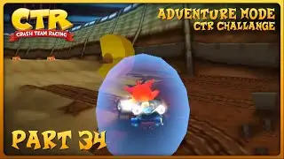 Crash Team Racing (PS1) - Adventure Mode - Part 34 - CTR Challenge - Tiny Arena