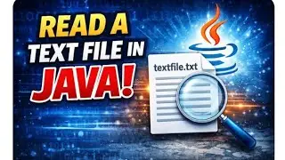 Reading A Text File In Java| Explanation With Example (@EnhanceCodeLearning