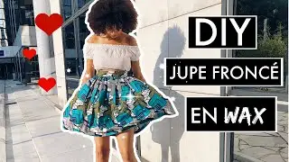 ll HOW TO ll Comment faire une jupe froncé en WAX ll OCEANELEVENSTYLE