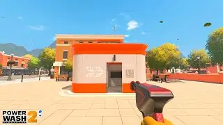 PowerWash Simulator 2 #2 - Cleaning a public facility