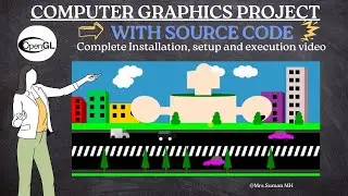 City | OpenGL Project |  Computer Graphics Project | With Source Code