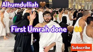 First Umrah ho gia🤲🕋 | Alhumdulliah | dil ko sukoon mil gia🤎