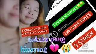 I'M REALLY SAD CAUSE OF MY YOUTUBE CHANNEL IS DETERMINATED