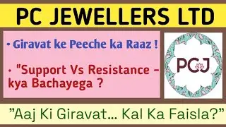 Pc Jewellers Ltd share Updated || Latest News || Support Vs Resistance #pcjewellers