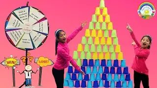 Part 2 Treat or Challenge Spin the Wheel Challenge with Kaylee and Kaycee!!!