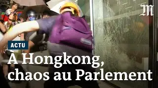 Hong Kong : le Parlement envahi par des manifestants