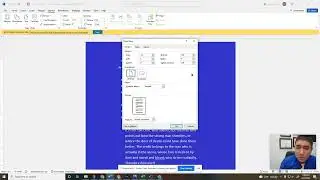 Microsoft Word -- Layout Tab