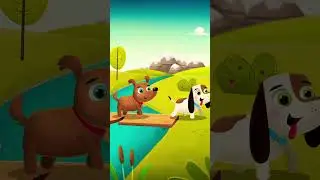 TWO LITTLE DOGS - 2 🎵 #ditty #kidsvideo #kidssong #kidssongs #kids #kidvideo #kidslearning