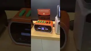 Top one rental shared power bank station in overseas .From Bajie charging #power #bank