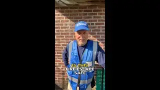 🔥 Fire Escape Certification REQUIRED BY LAW Every 5 Years. Per IFC 1104.16.5.1 #FireEscape