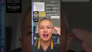 MIX SDN28 or 21 to SDN42 to be able to OVERFEED