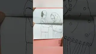 Father Daughter Love❤️ Emotional Drawing #ytshorts #fathersday #easydrawing #viraldrawing