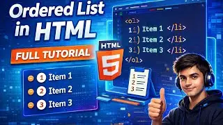 Learn HTML Ordered List in 5 Minutes | ol Tag Tutorial