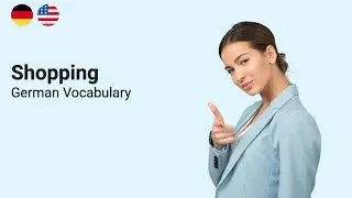 Shopping Vocabulary in German [55 words]