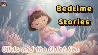 Olivia and the Quiet Sea🌙 Gentle Bedtime Stories with Soft Music | Calm & Relaxing Sleep