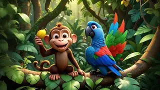 Max Monkey Counts Bananas | Fun Kids Song | Nursery Rhymes and Baby Songs