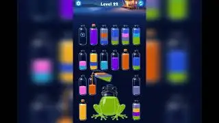 Water Sort 3D Color Match Puz Level 22 Game Walkthrough
