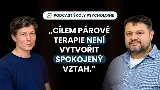 (10) Jak funguje párová terapie - Pavel Rataj | Podcast Školy psychologie