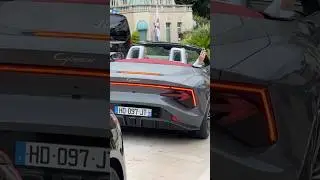 New MG Cyberster in Monaco #monaco #lifestyle #luxury #new