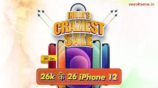 India's Craziest Sale - Buy Refurb iPhone 12 @ Rs.26,000/-