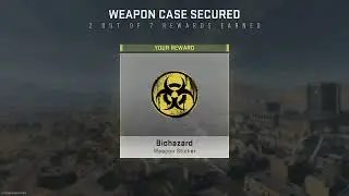 WZ2 DMZ!!! BIOHAZARD STICKER!!!