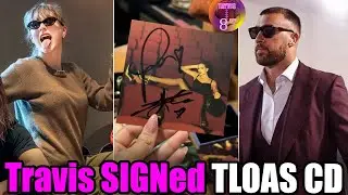 Swifties сходят с ума, получив вкладыши CD TLOAS с автографами Тейлор Свифт и Трэвиса Келси
