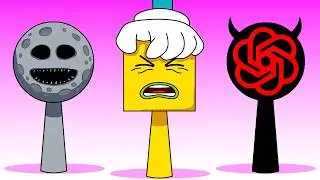 New Sprunki OC All Phases Compilation (Sally Square, The Moon, ChatGPT, Seventeen)