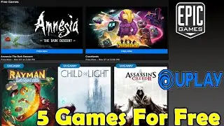 5 Free Games Giveaway in Epic Games Store & Uplay Story