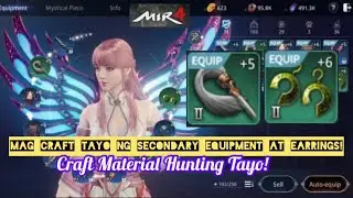 Mir4 Craft Secondary Weapon and Earrings, Hunt Dragon Claw and Dragon Eye