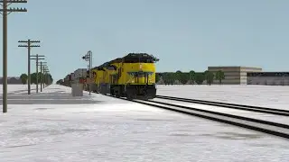ORTS: Fast UP C45ACCTE #7480 WB IG4TA-02 At Clinton, IA