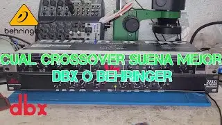 Cual crossover suena mejor  DBX o Behringer