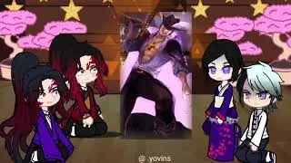 Demon slayer Plus Yoriichi React to Dracule Mihawk