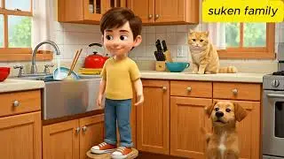 Come and watch our surprising fish harvest!#sukenFamily #cat #dog
