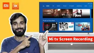 Mi tv screen recording | Record Android tv Screen | TV ke screen Record Kaise kare | tv screen Recod