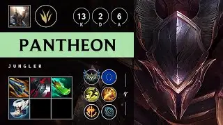 Pantheon Jungle vs Nidalee - EUW Challenger Patch 25.18