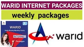 Warid weekly internet Package | Warid internet Packages 2021