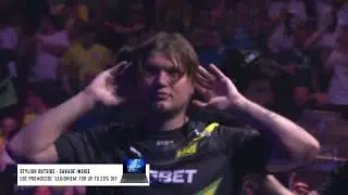 S1mple provocando torcida no Major rio 2022