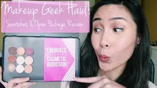 Makeup Geek Haul & Swatches! | Rustyshoes92