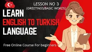 Greetings/Basic words in Turkish language, learning Turkish language for beginners #english #viral 