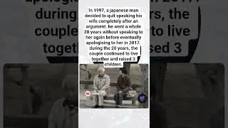 20 years of silence, Japanese man didn&rsquo;t speak to his wife after argument until 2017. #ShockingStory