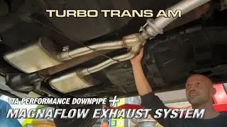 TTA Performance Downpipe and Magnaflow Exhaust on Turbo Trans Am