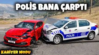 POLİS ARABAMI PERT ETTİ - KARİYER #2 | BeamNG.Drive